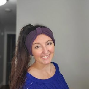 Dark Purple Handband Ear Warmer